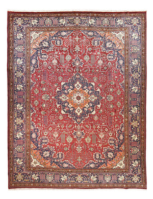 Perserteppich - Täbriz - Royal - 402 x 308 cm - rot