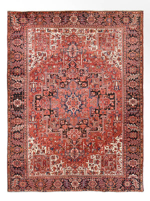 Perserteppich - Nomadic - 396 x 290 cm - hellrot