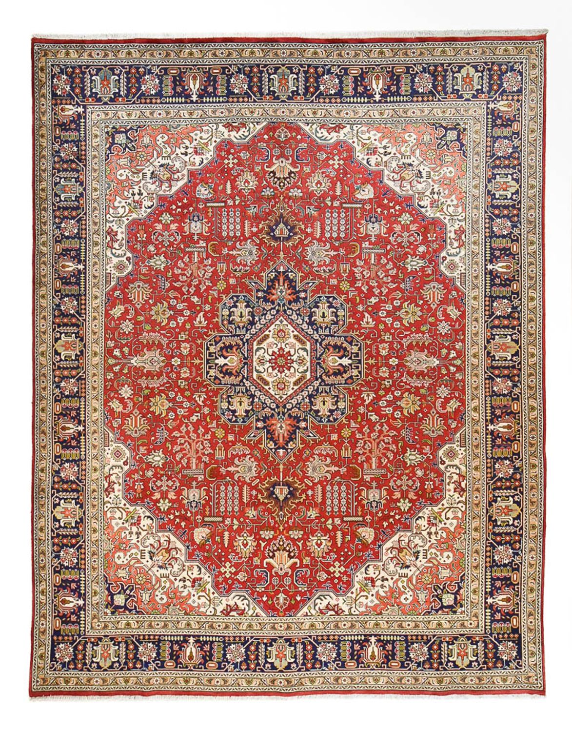 Perserteppich - Täbriz - Royal - 382 x 300 cm - rot