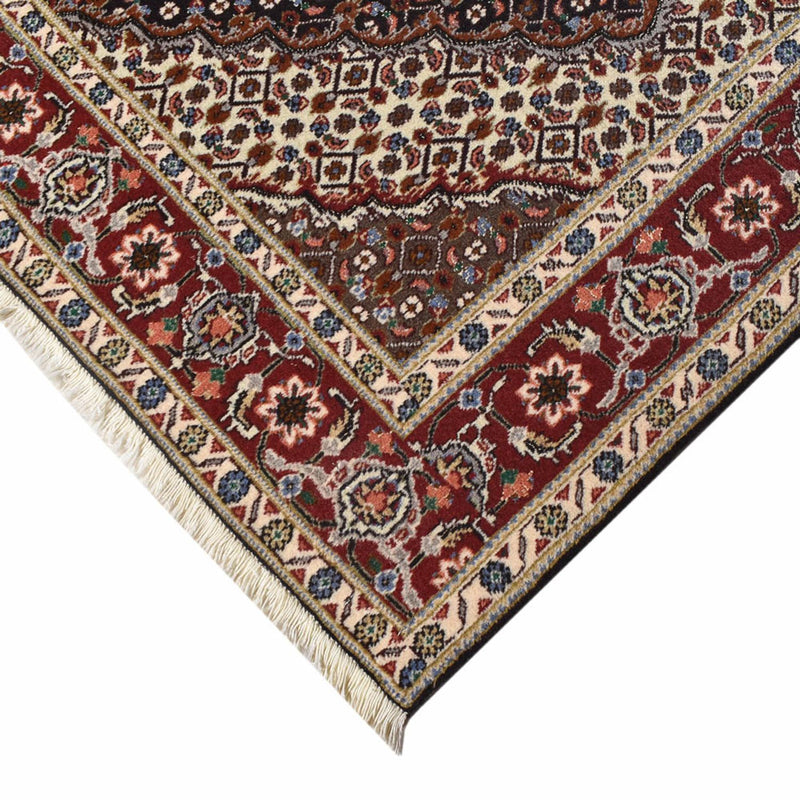 Perserteppich - Täbriz - Royal - 201 x 148 cm - dunkelbraun