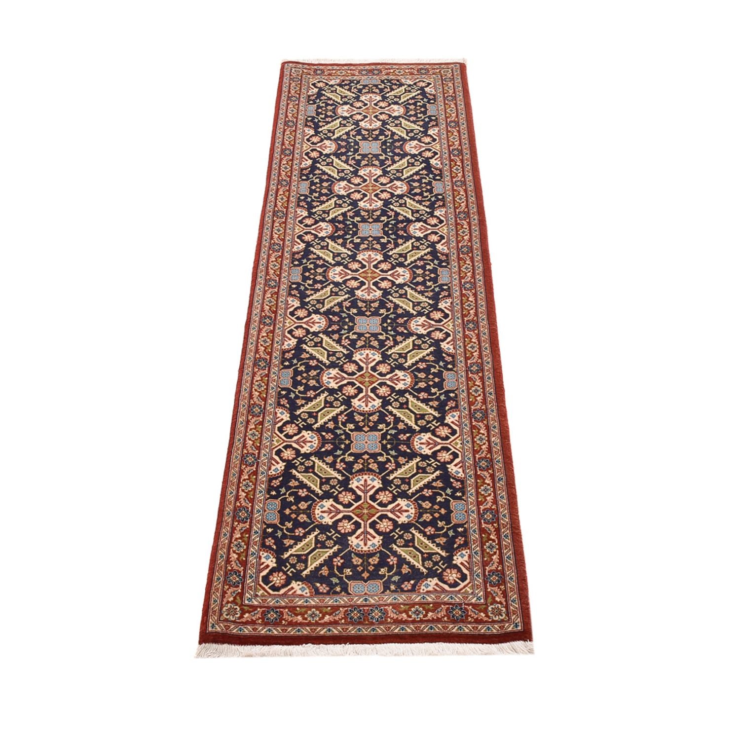 Läufer Perser - Ghom - Royal - 202 x 52 cm - dunkelbeige