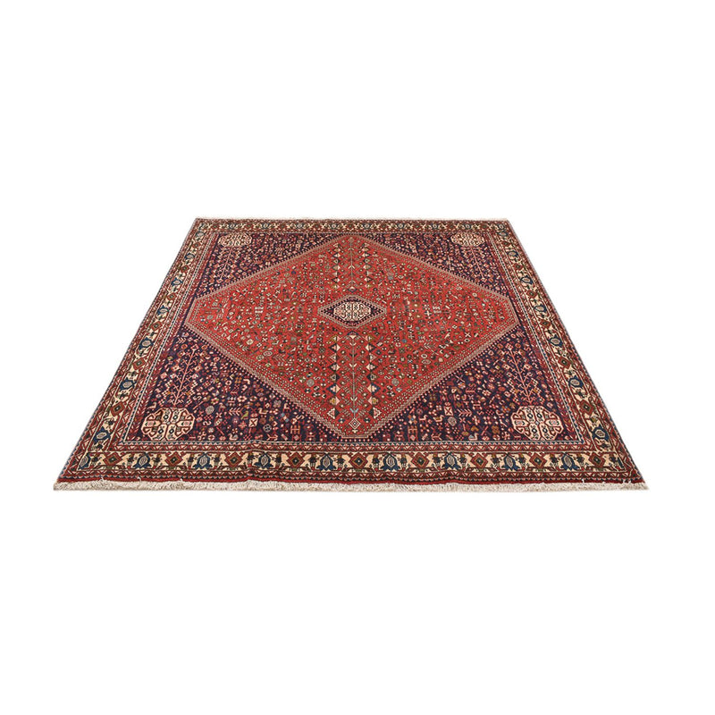 Perserteppich - Nomadic quadratisch  - 197 x 193 cm - rot