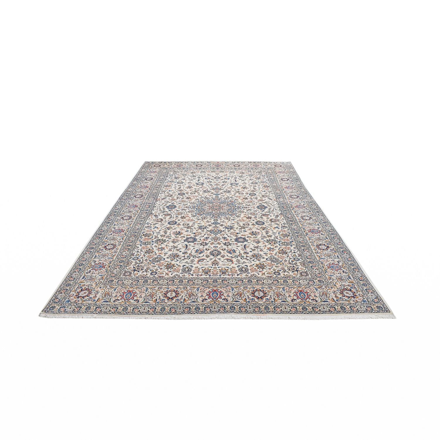 Perserteppich - Keshan - Royal - 355 x 247 cm - grau