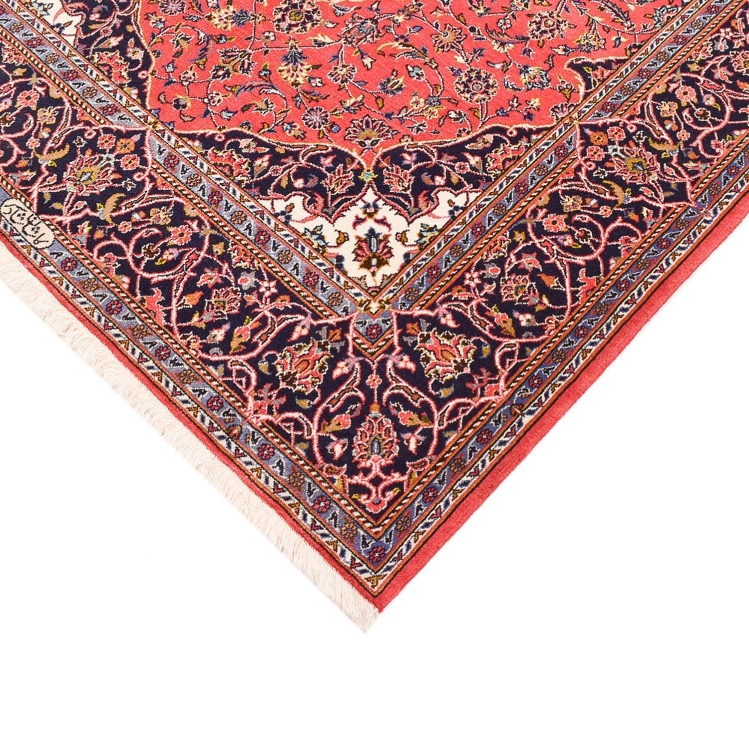 Perserteppich - Keshan - 222 x 142 cm - hellrot