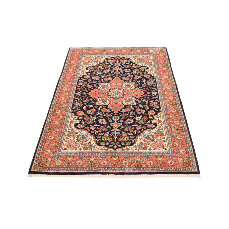 Perserteppich - Ghom - Royal - 202 x 141 cm - dunkelblau