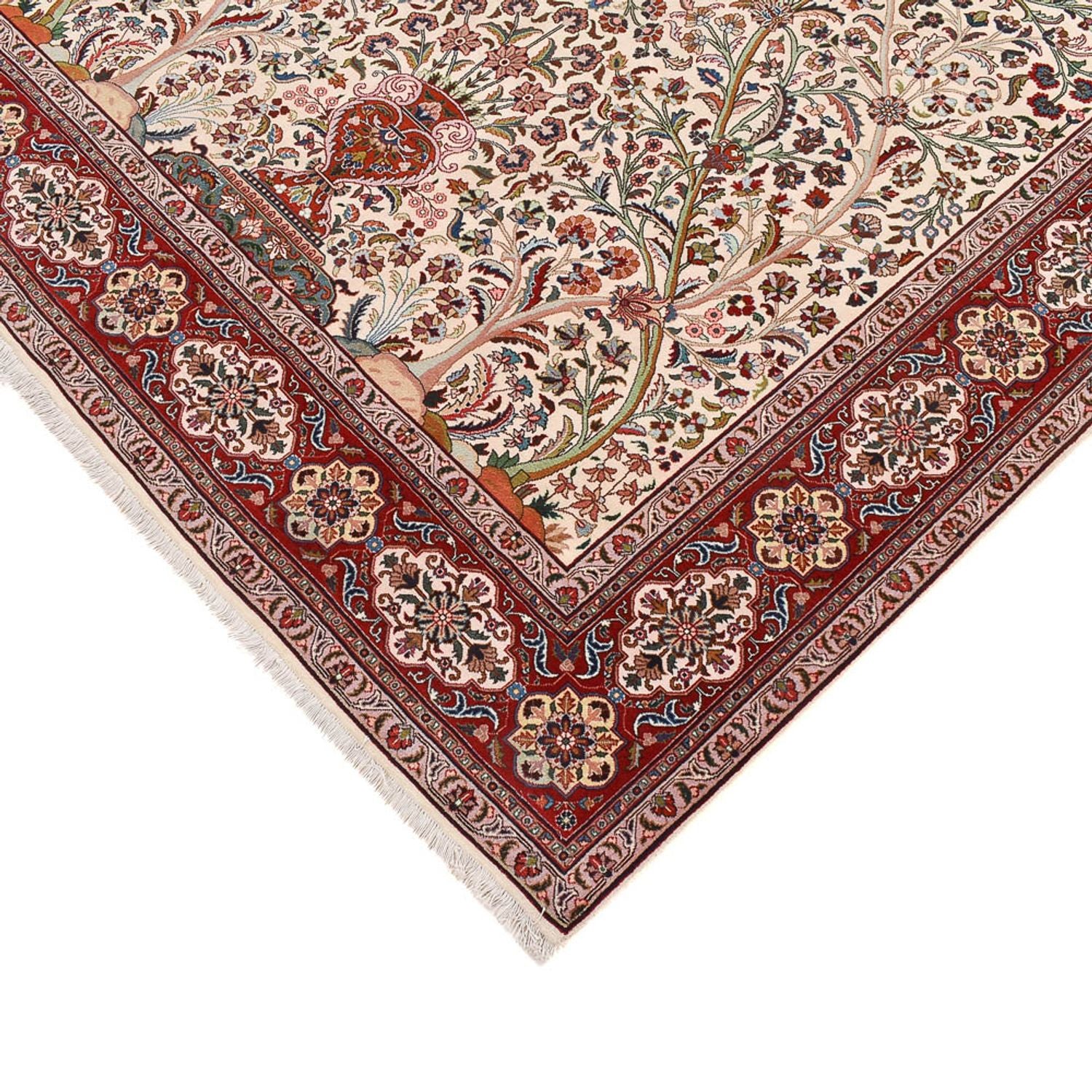 Perserteppich - Täbriz - Royal - 250 x 178 cm - creme