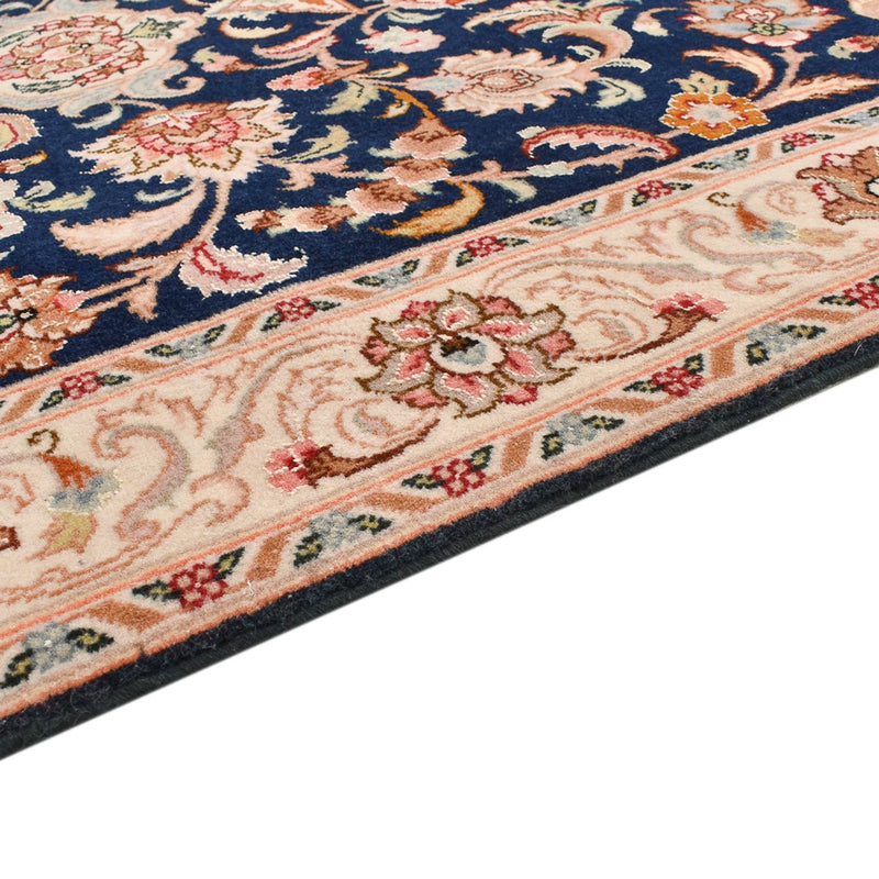 Läufer Perser - Täbriz - Royal - 310 x 82 cm - dunkelblau