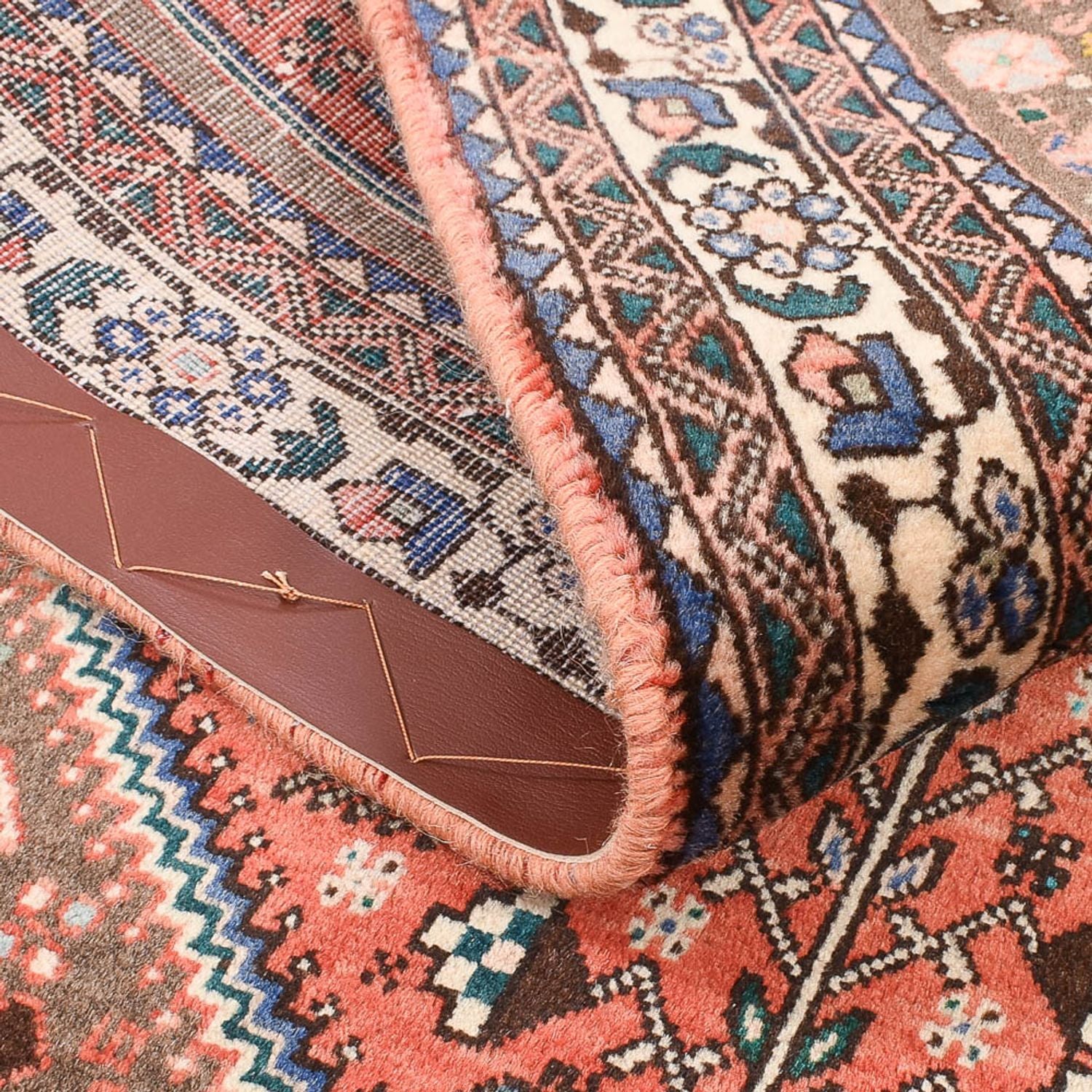 Perserteppich - Nomadic - 150 x 102 cm - hellrot