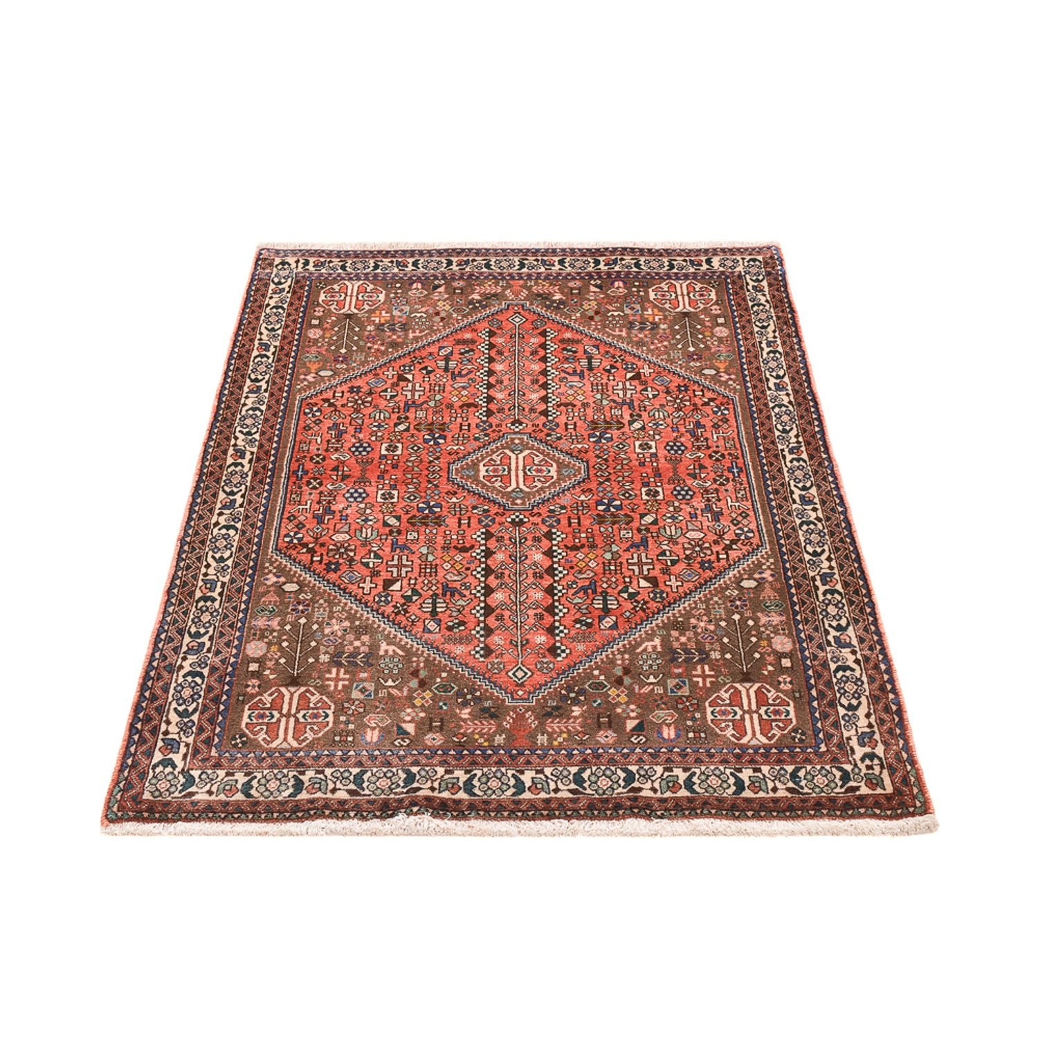 Perserteppich - Nomadic - 150 x 102 cm - hellrot