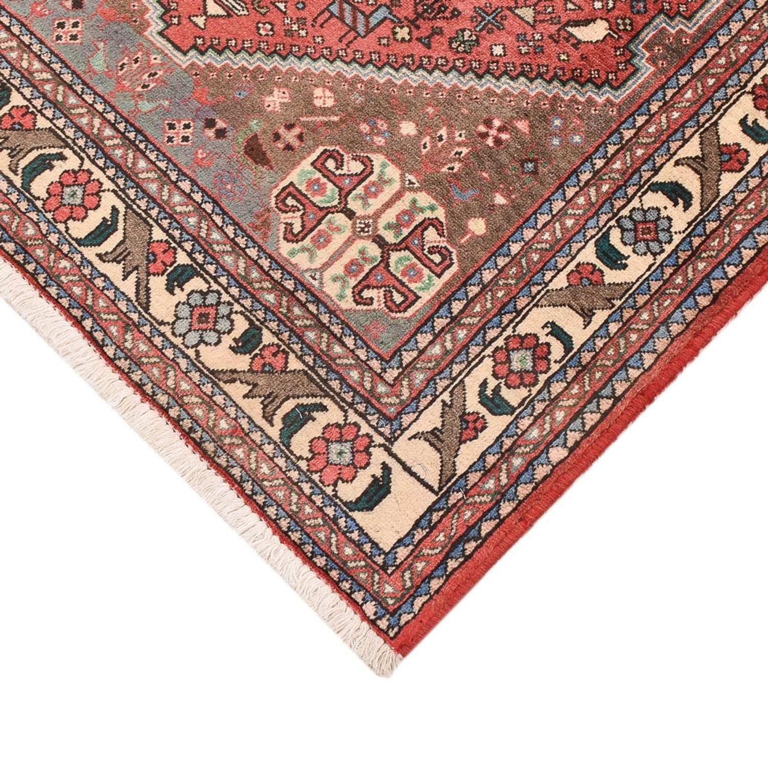 Perserteppich - Nomadic - 148 x 100 cm - rot