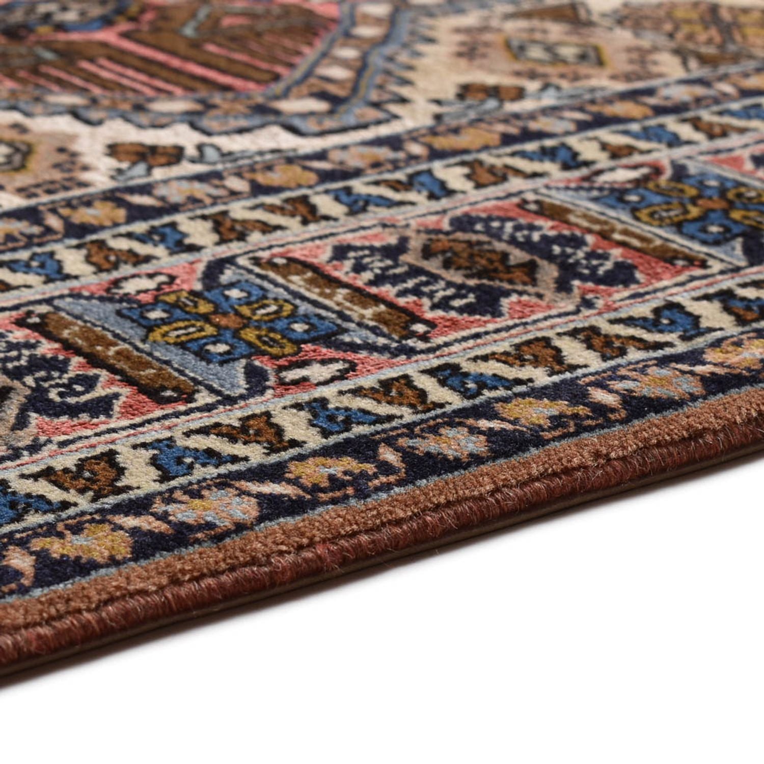 Perserteppich - Nomadic - 192 x 137 cm - mehrfarbig