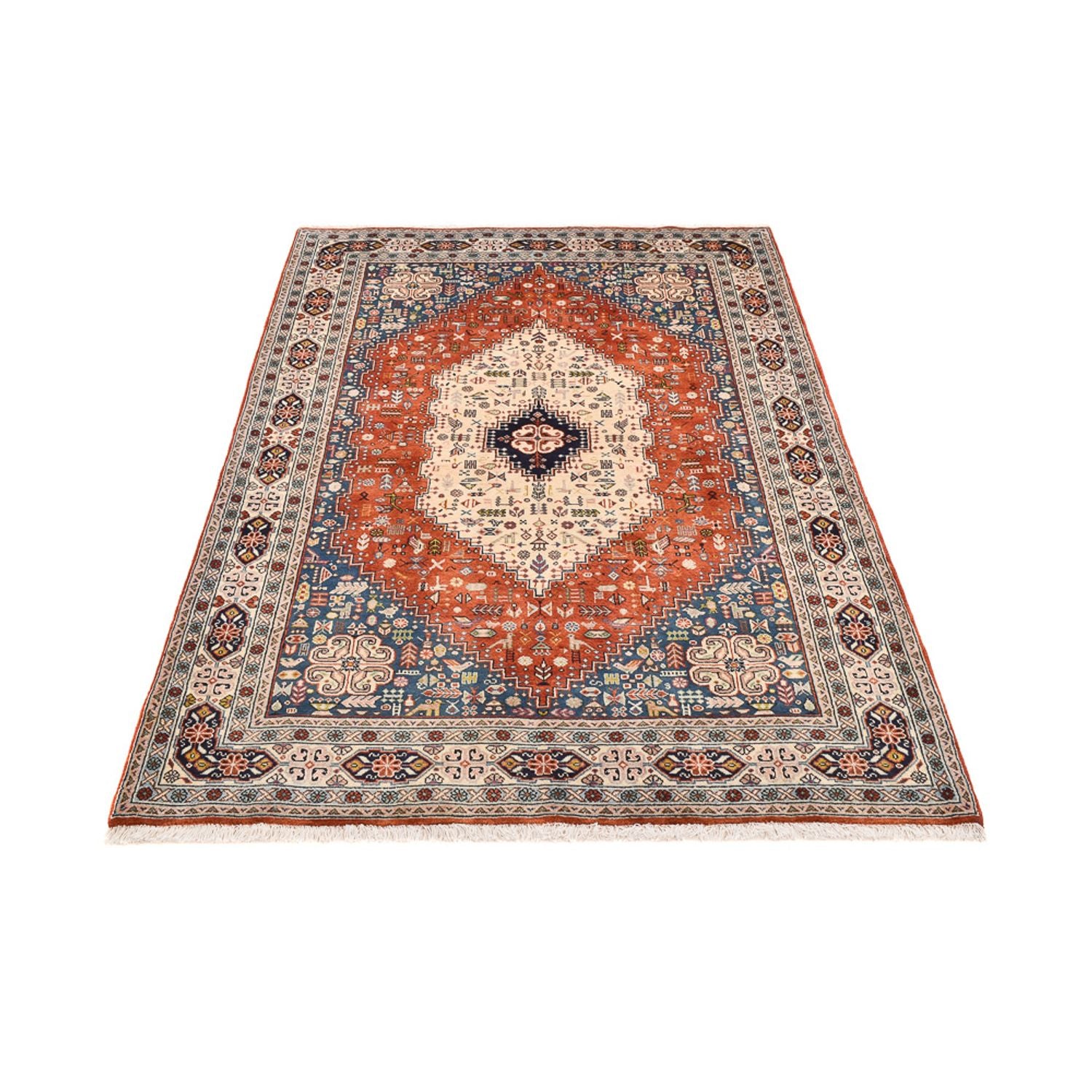 Gabbeh Teppich - Kaschkuli Perser - 205 x 147 cm - mehrfarbig
