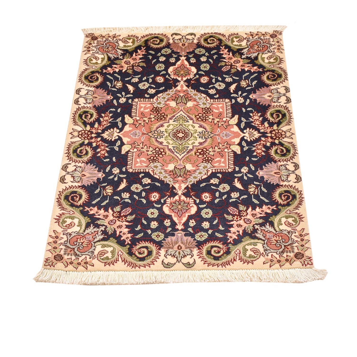 Perserteppich - Täbriz - Royal - 92 x 60 cm - mehrfarbig