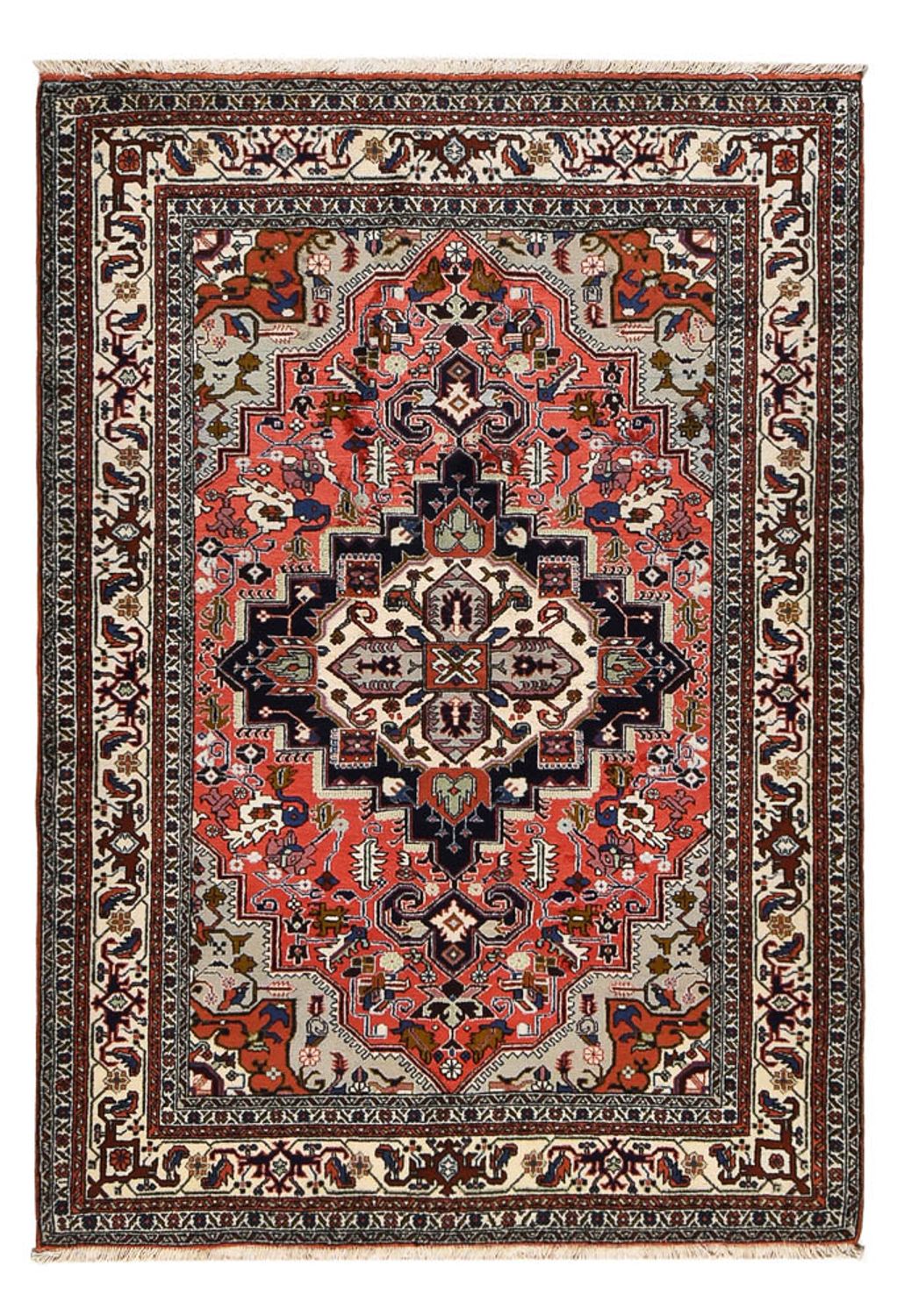 Perserteppich - Nomadic - 198 x 138 cm - mehrfarbig