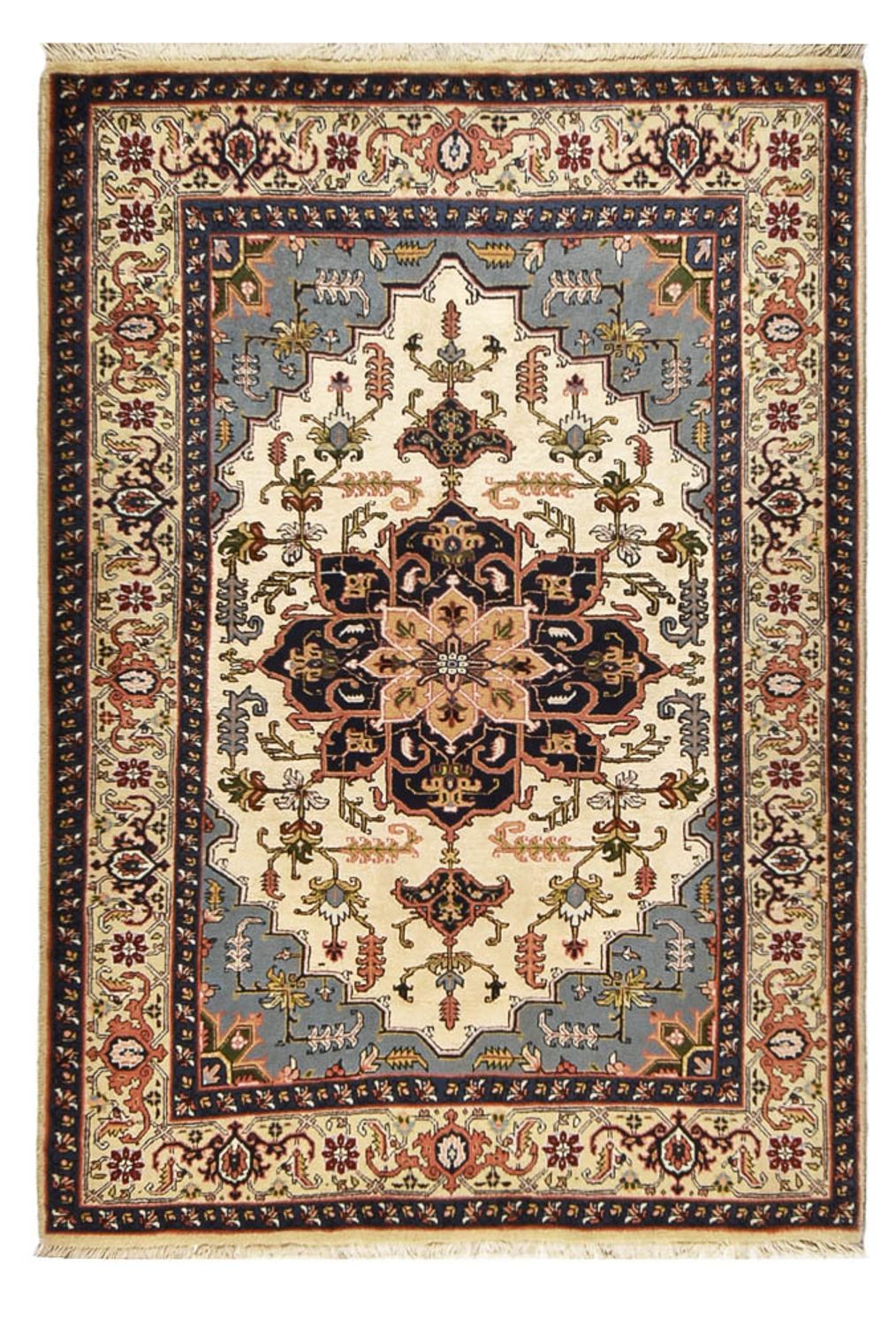 Perserteppich - Nomadic - 204 x 140 cm - mehrfarbig