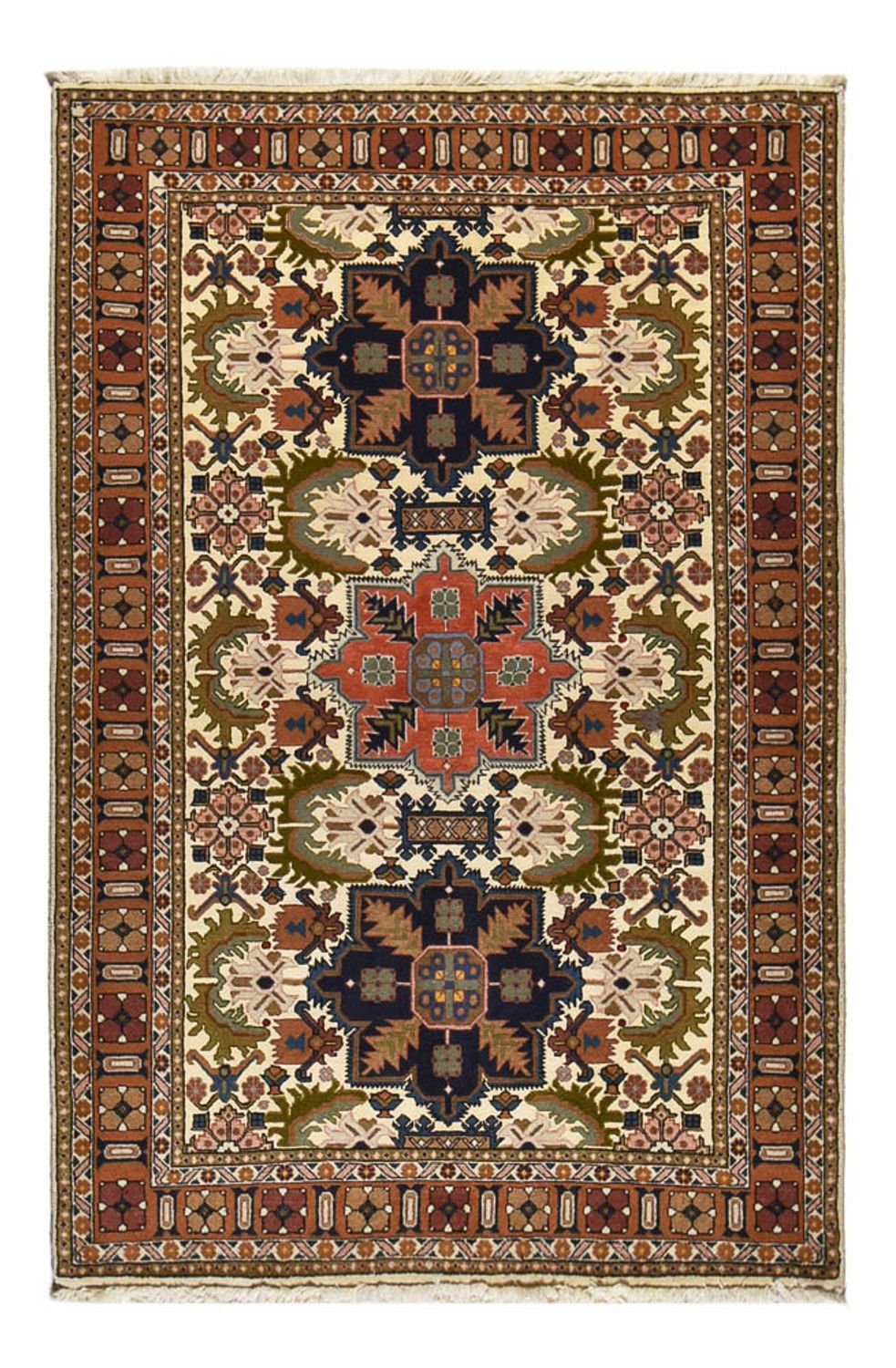 Perserteppich - Nomadic - 201 x 132 cm - mehrfarbig