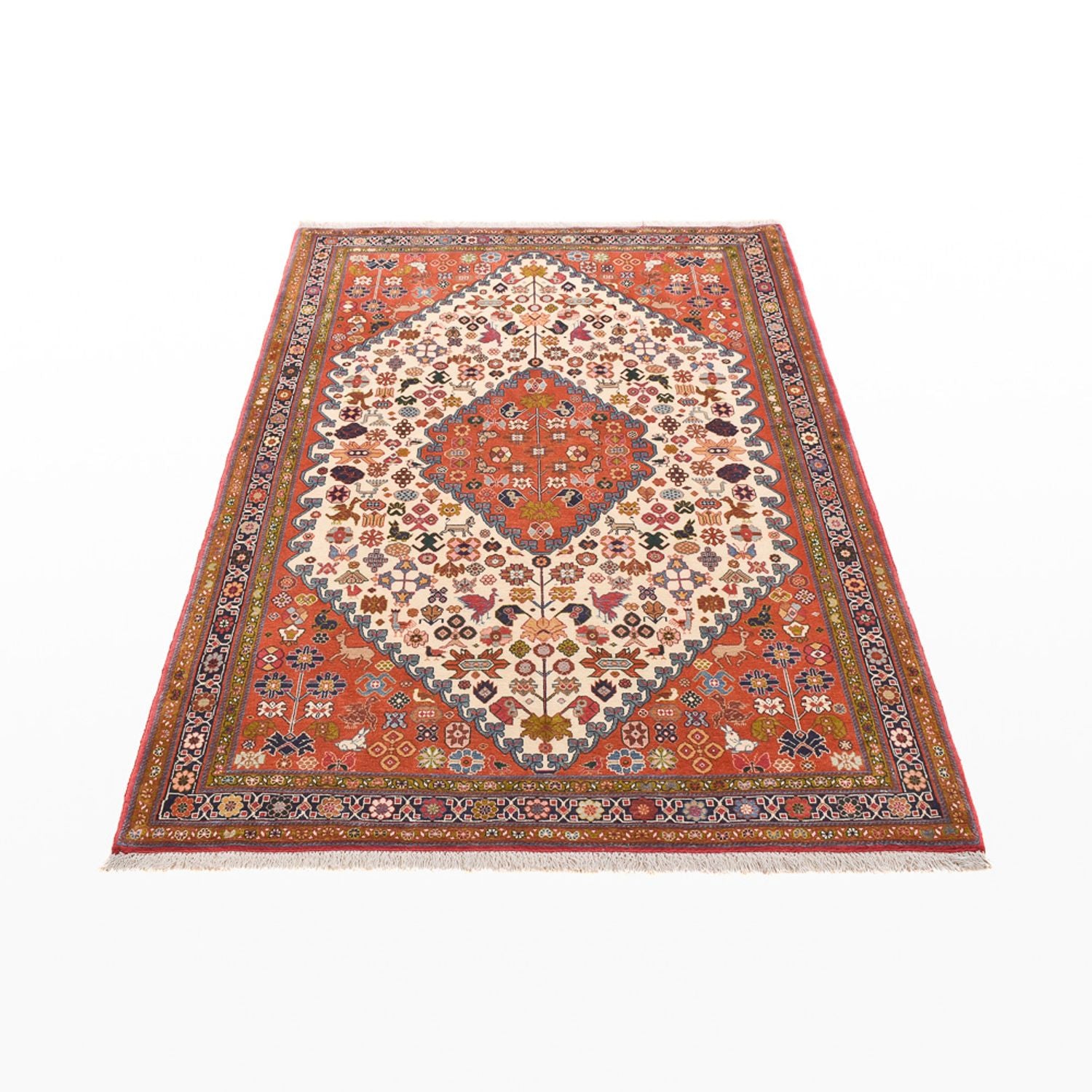 Gabbeh Teppich - Kaschkuli Perser - 194 x 130 cm - mehrfarbig