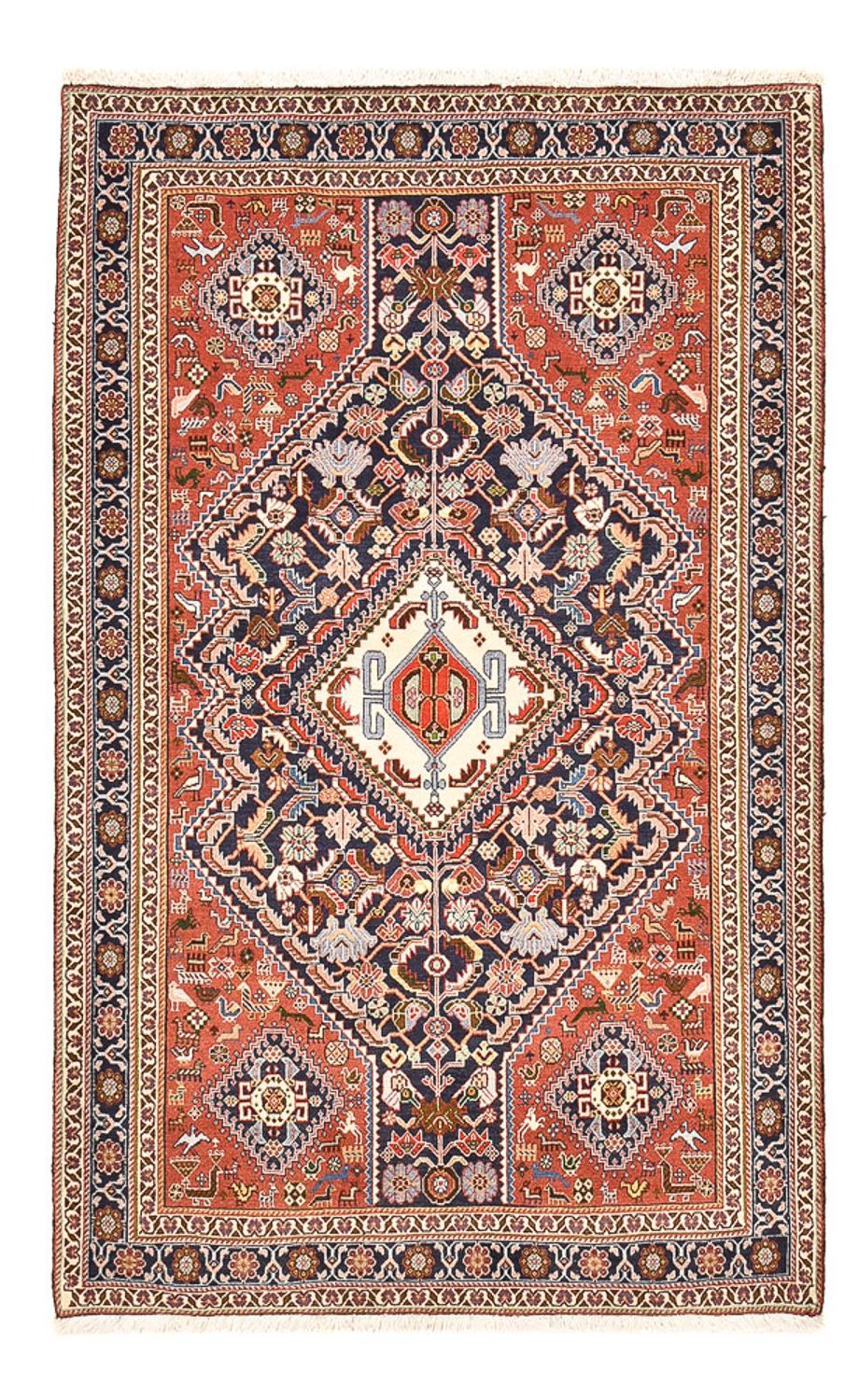 Gabbeh Teppich - Kaschkuli Perser - 191 x 120 cm - mehrfarbig