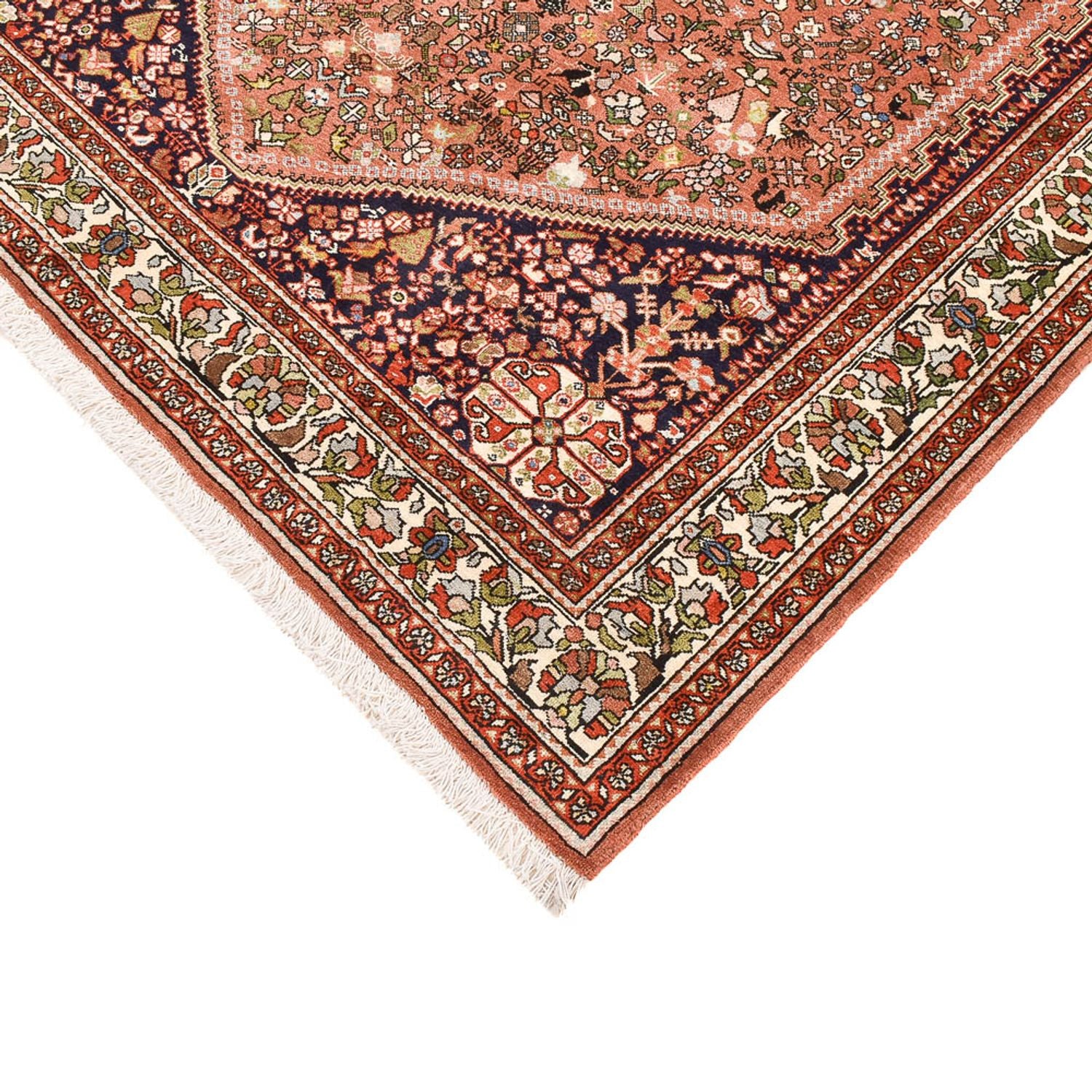 Gabbeh Teppich - Kaschkuli Perser - 205 x 153 cm - hellrot