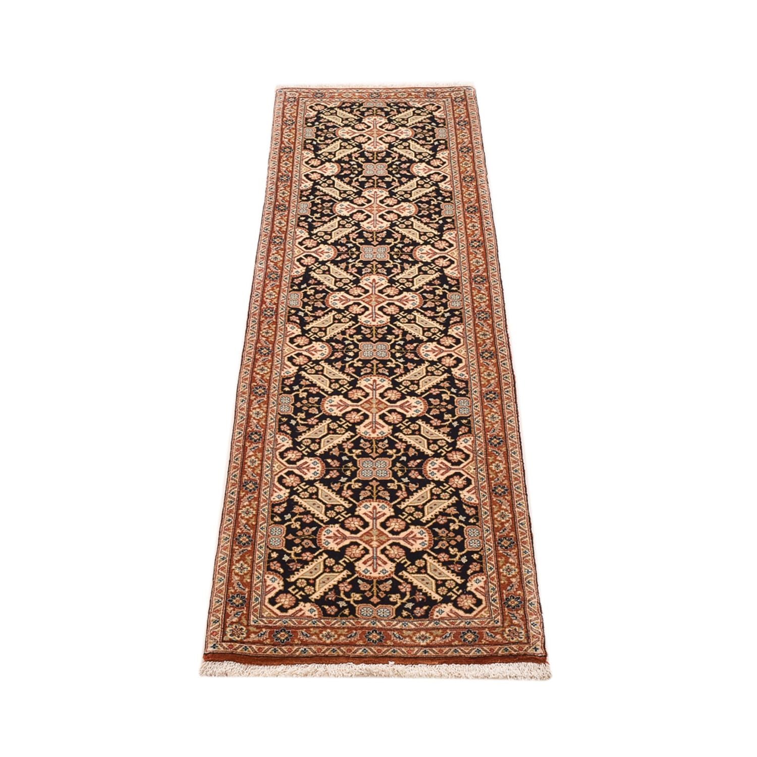 Läufer Perser - Ghom - Royal - 197 x 51 cm - dunkelbeige