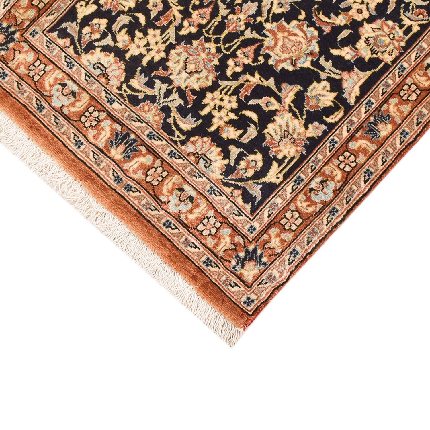 Läufer Perser - Ghom - Royal - 210 x 50 cm - dunkelbeige