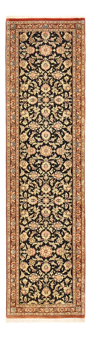 Läufer Perser - Ghom - Royal - 200 x 50 cm - dunkelbeige