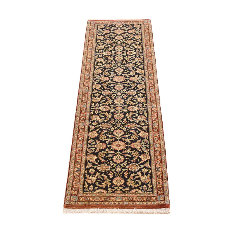Läufer Perser - Ghom - Royal - 200 x 50 cm - dunkelbeige