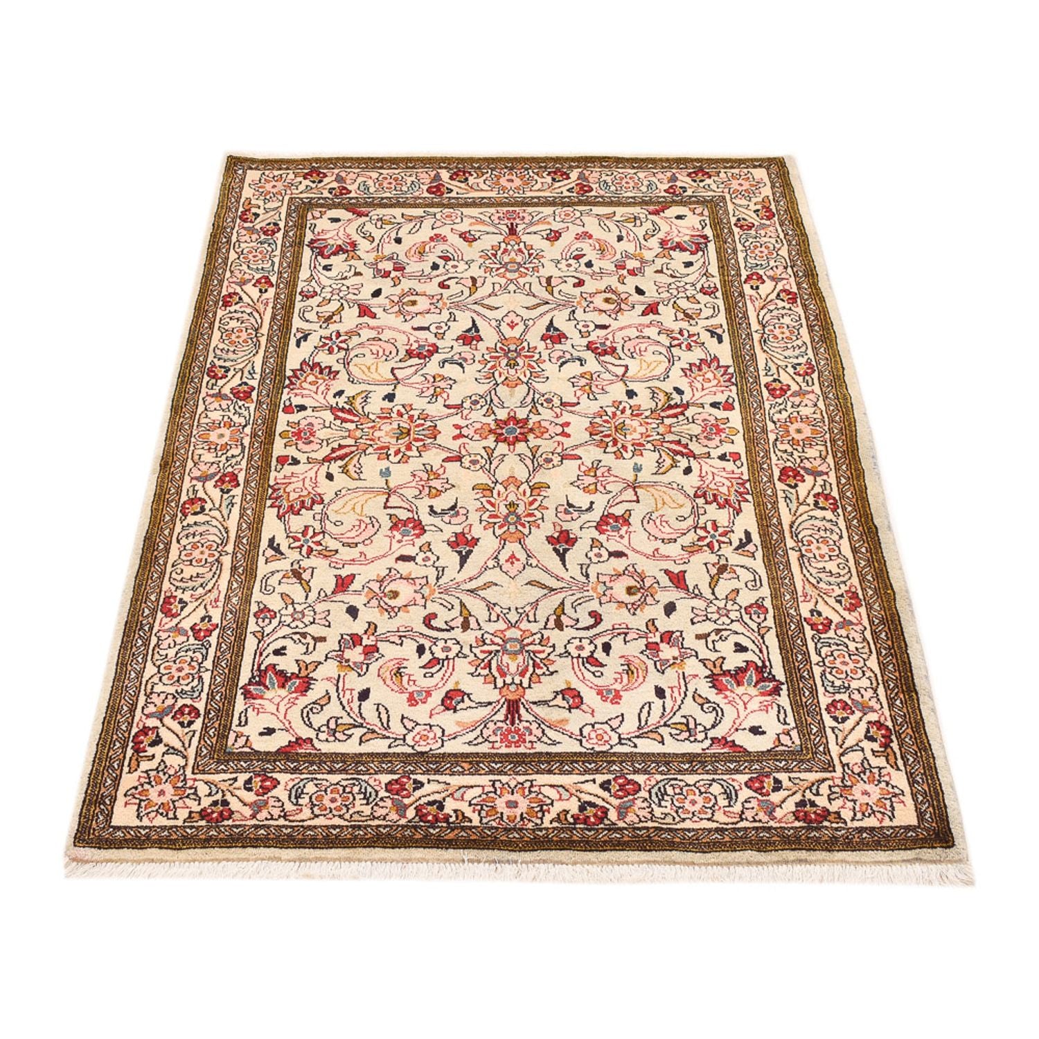 Perserteppich - Ghom - 156 x 106 cm - creme