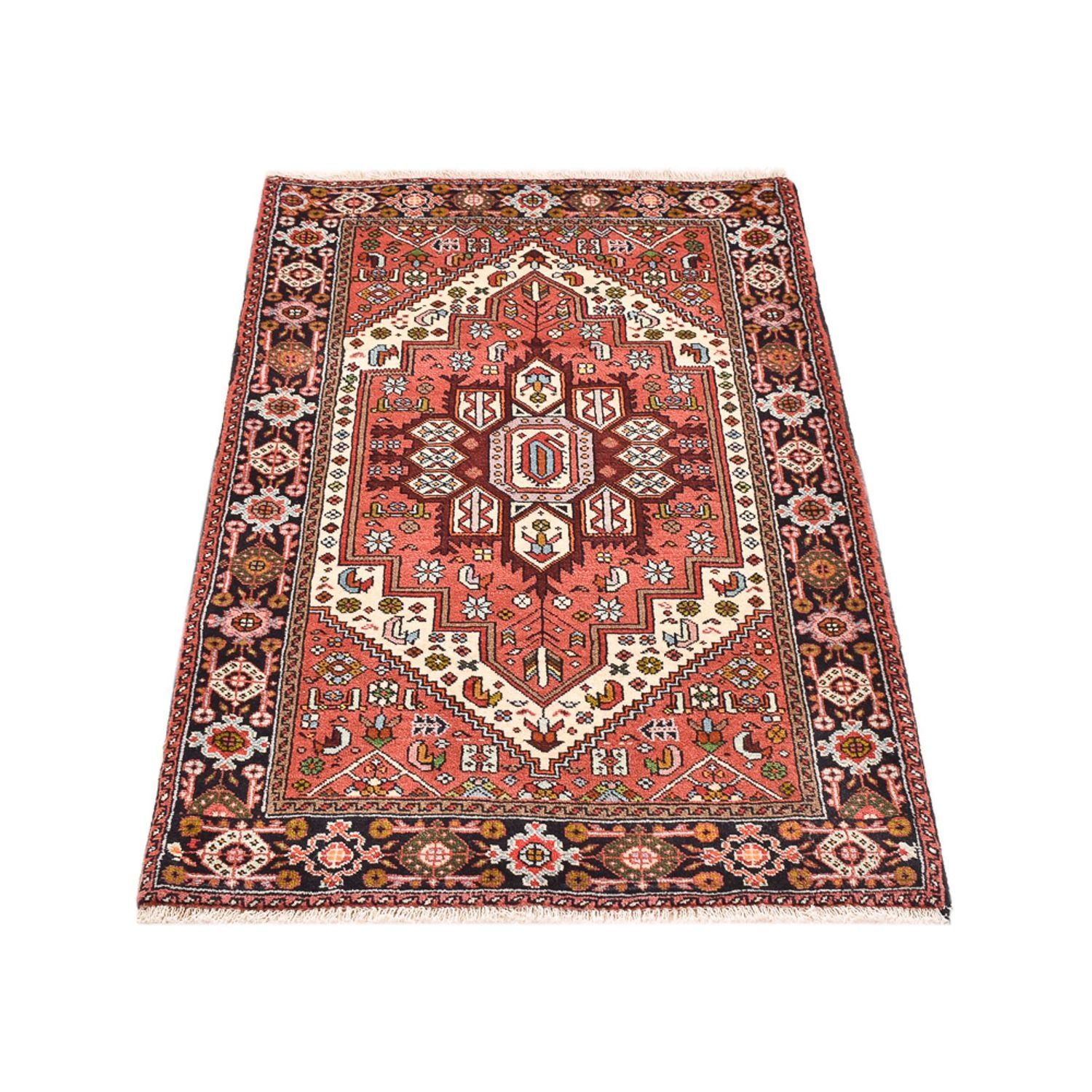 Perserteppich - Nomadic - 123 x 73 cm - hellrot