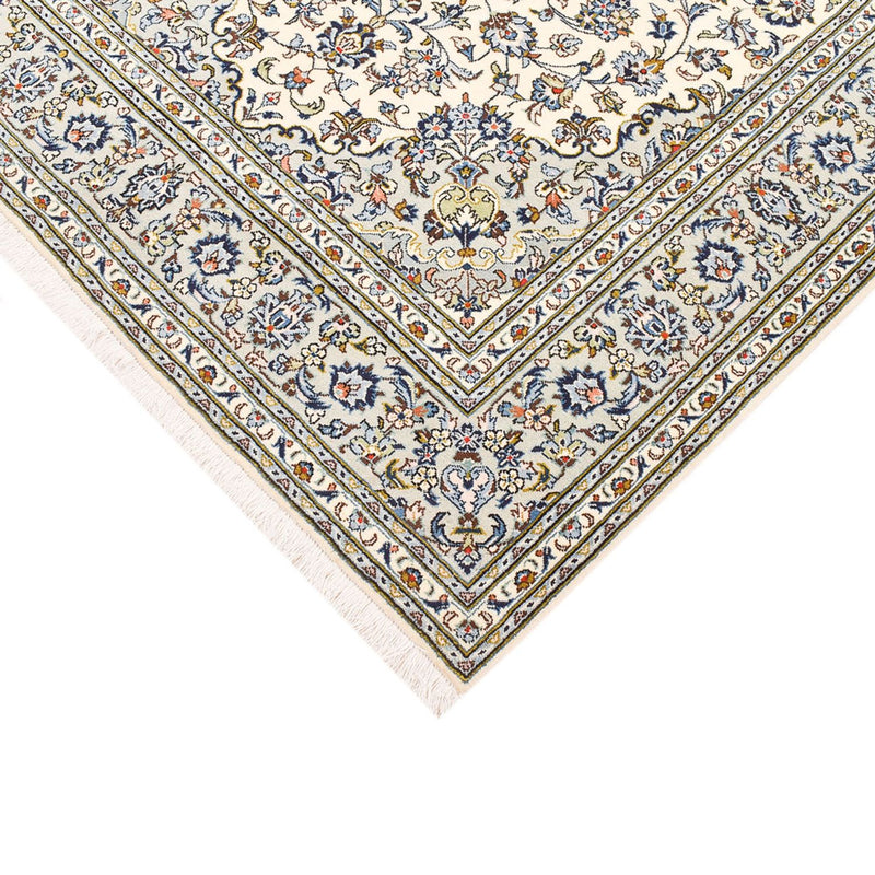 Perserteppich - Keshan - 220 x 140 cm - hellgrau