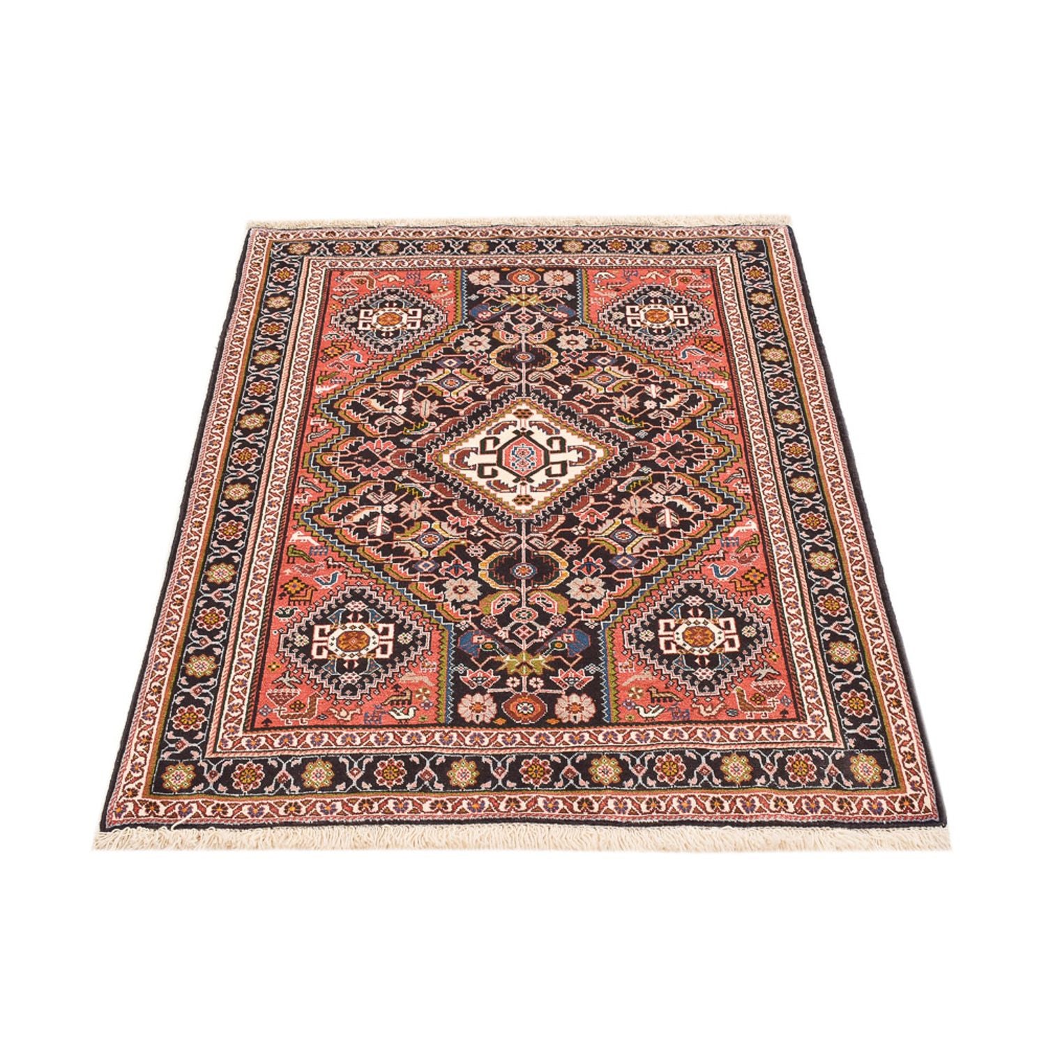 Gabbeh Teppich - Kaschkuli Perser - 158 x 110 cm - hellrot