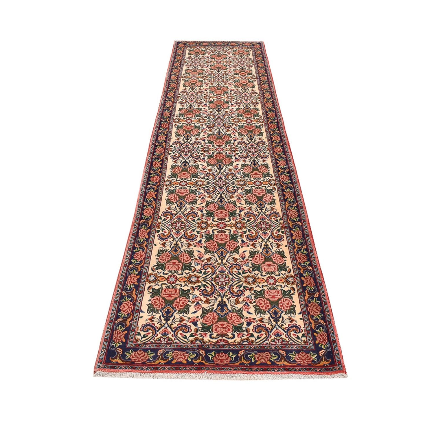 Läufer Perser - Bidjar - 380 x 92 cm - mehrfarbig