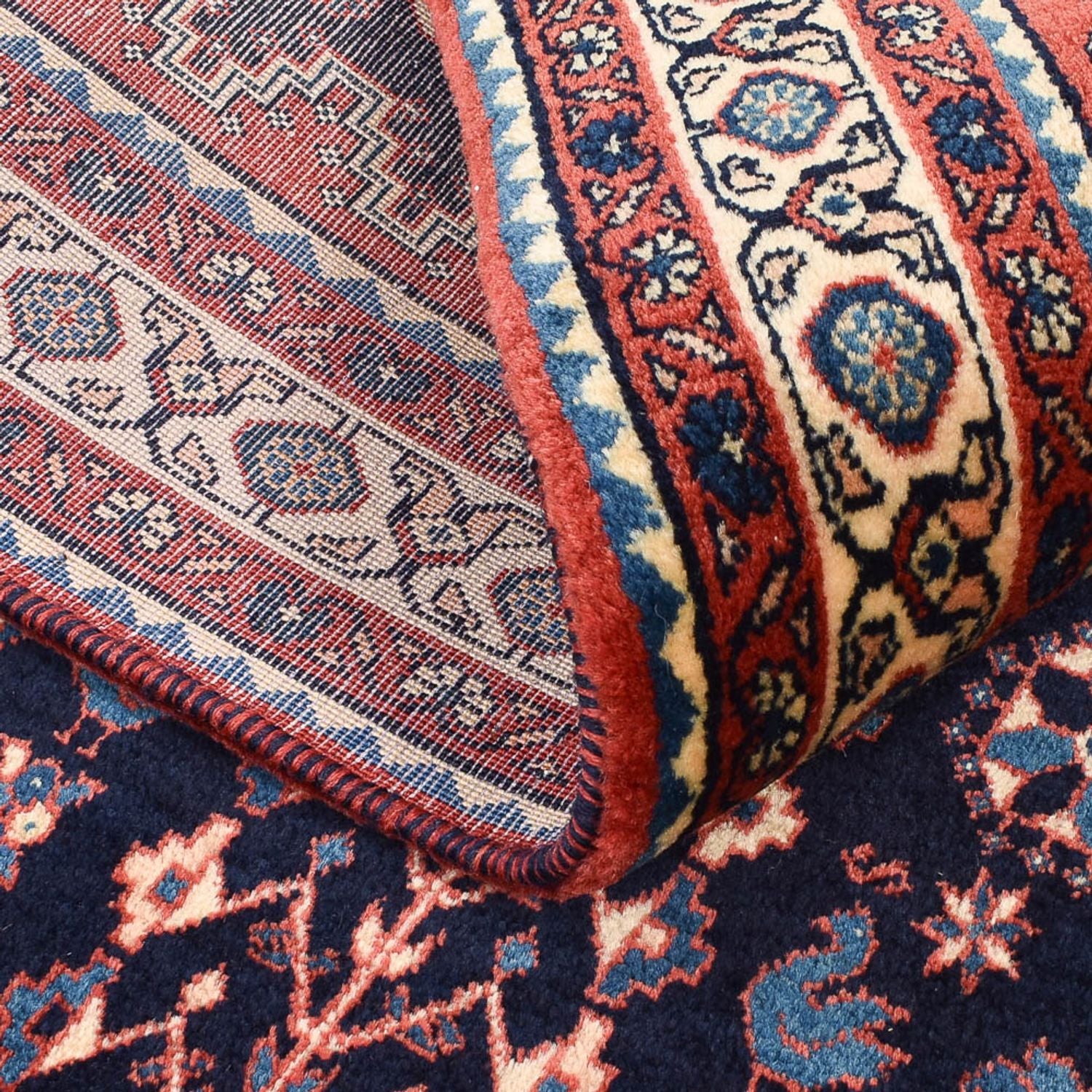Gabbeh Teppich - Kaschkuli Perser - 150 x 103 cm - dunkelblau