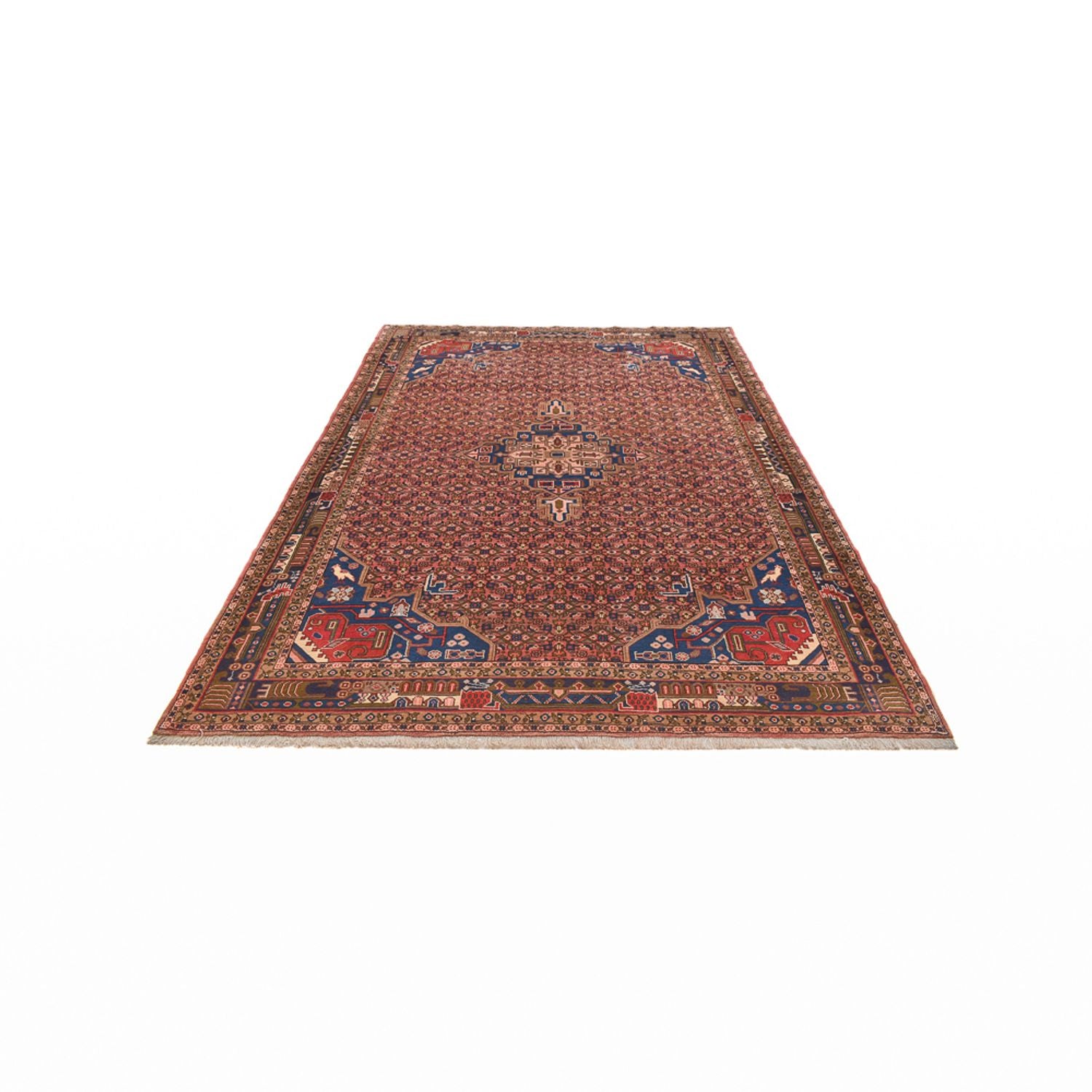 Perserteppich - Nomadic - 286 x 206 cm - dunkelrot