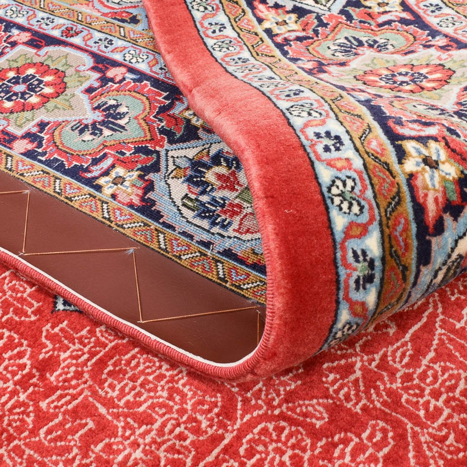 Perserteppich - Ghom - Royal - 205 x 132 cm - rot
