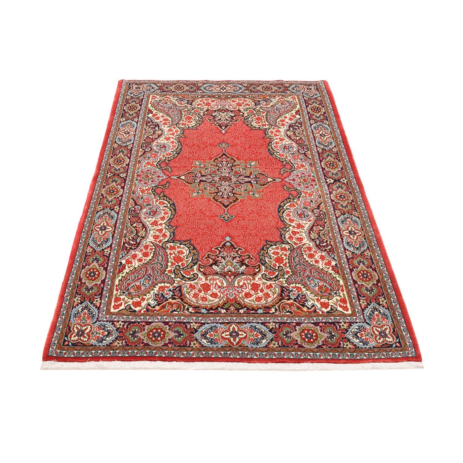 Perserteppich - Ghom - Royal - 205 x 132 cm - rot