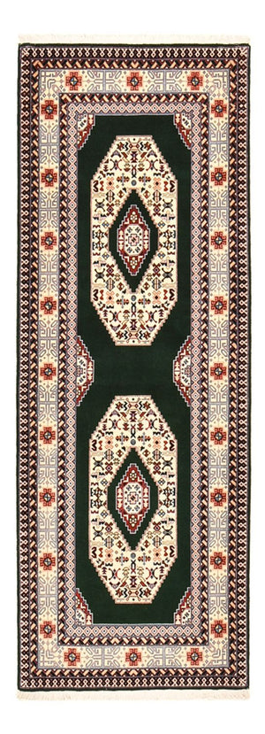 Läufer Perser - Täbriz - Royal - 202 x 74 cm - dunkelblau