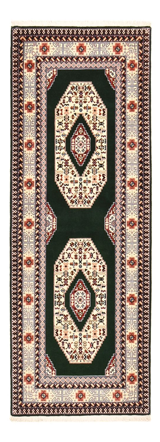 Läufer Perser - Täbriz - Royal - 202 x 74 cm - dunkelblau