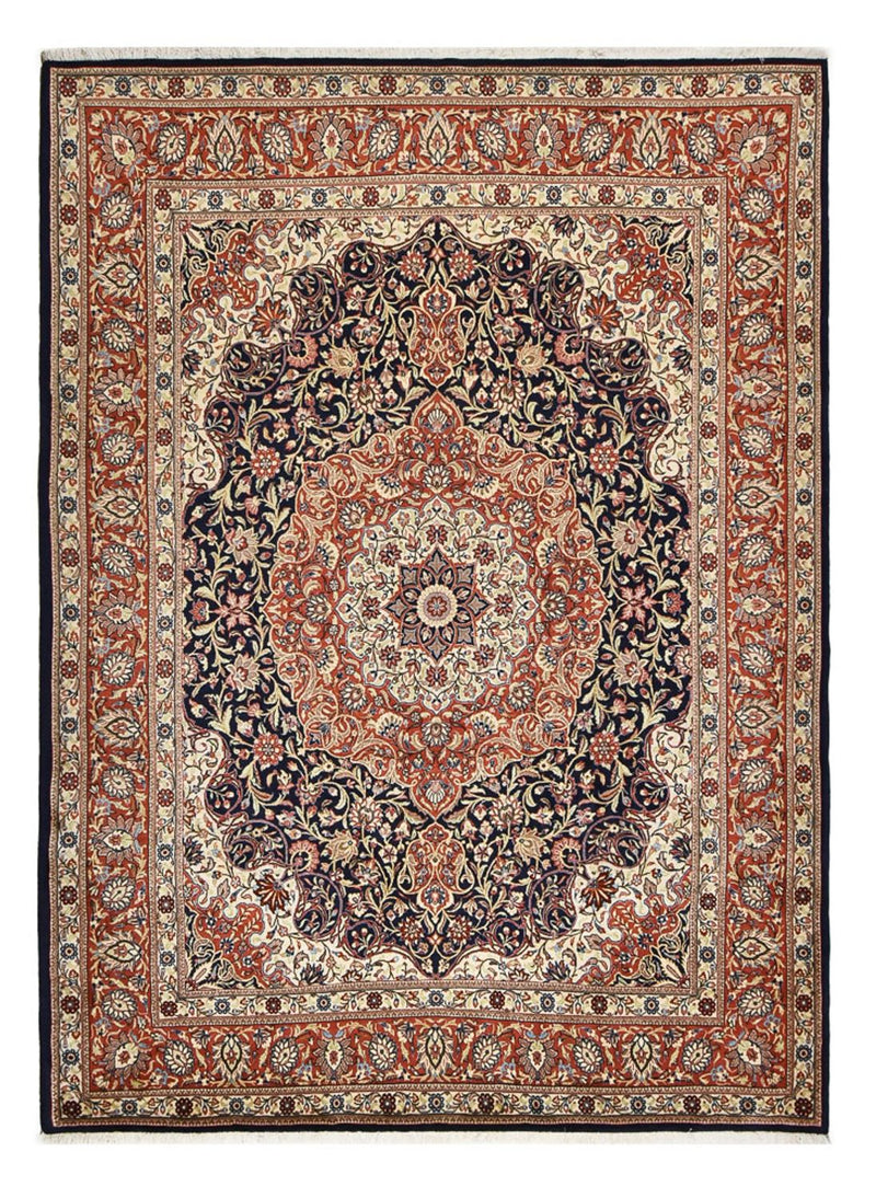 Perserteppich - Ghom - 301 x 221 cm - dunkelblau