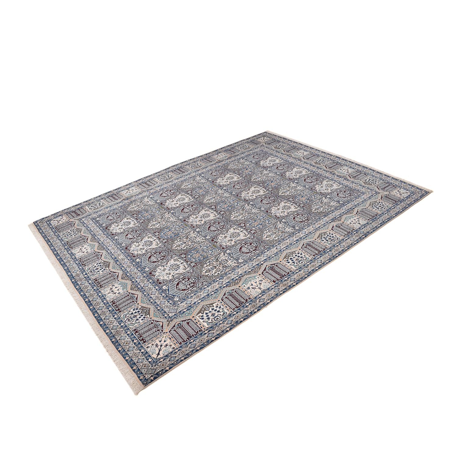 Perserteppich - Nain - Premium - 413 x 301 cm - grau