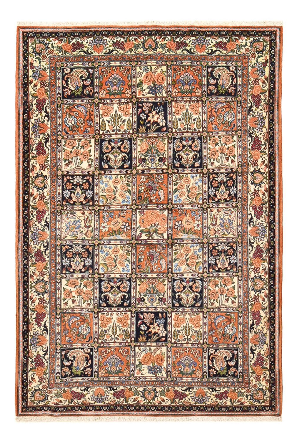 Perserteppich - Nomadic - 221 x 153 cm - mehrfarbig