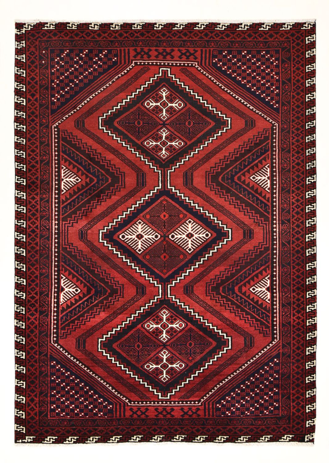 Perserteppich - Royal - 314 x 215 cm - bordeauxrot