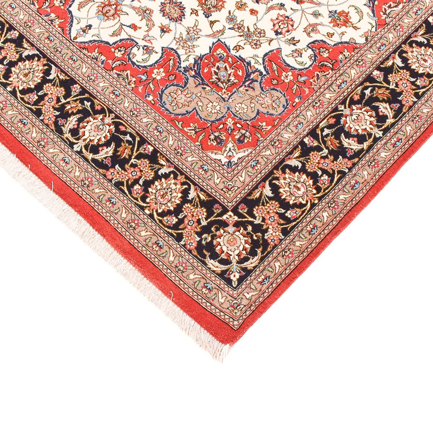 Perserteppich - Ghom - Royal - 207 x 134 cm - mehrfarbig