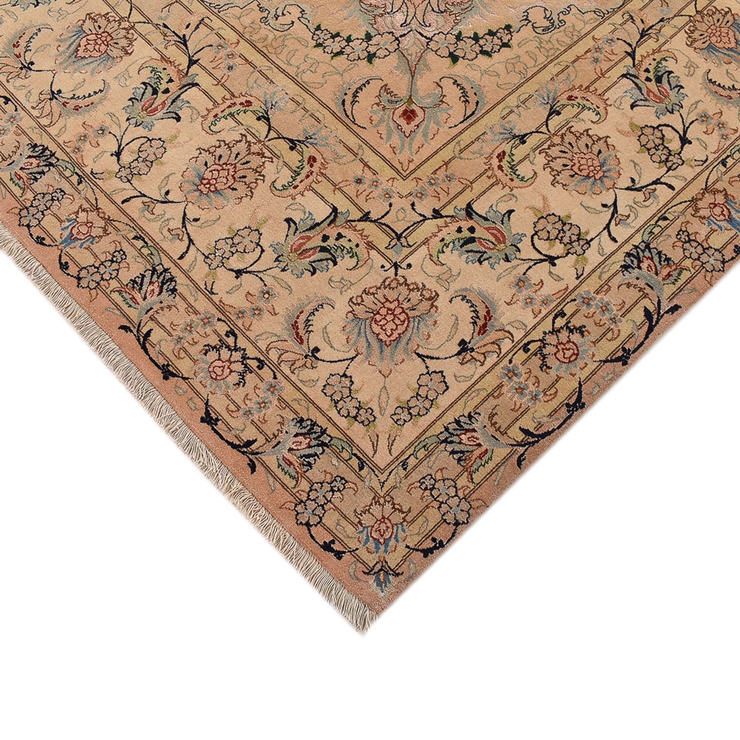 Perserteppich - Täbriz - Royal - 367 x 258 cm - dunkelbeige