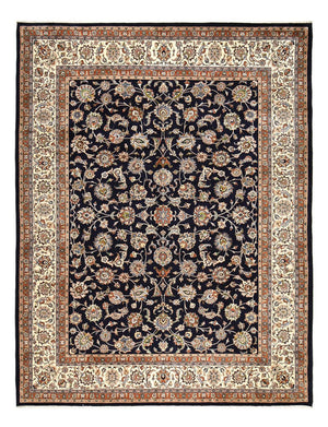 Perserteppich - Classic - Royal - 384 x 304 cm - dunkelblau