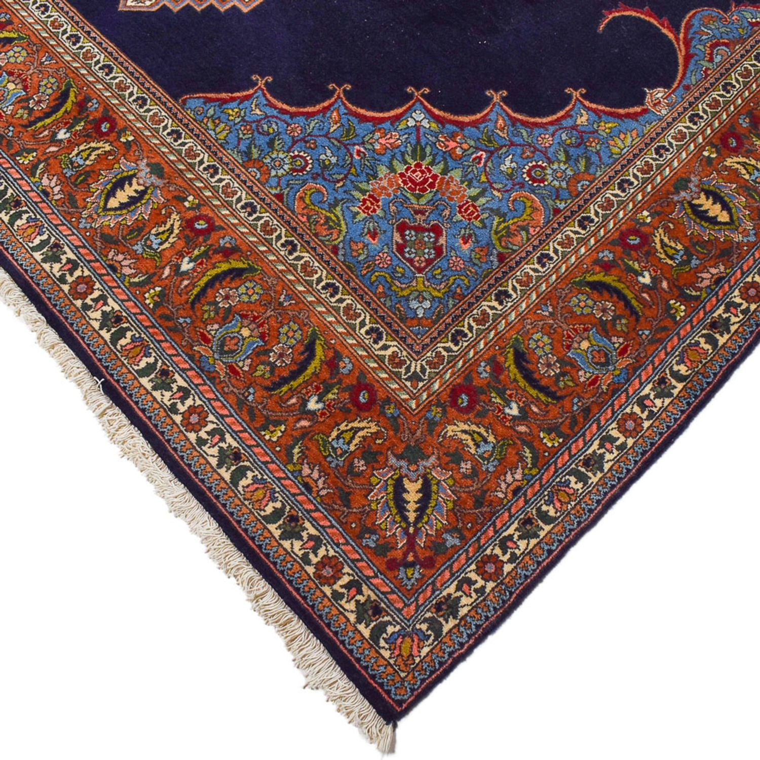 Perserteppich - Nomadic - 285 x 202 cm - dunkelblau