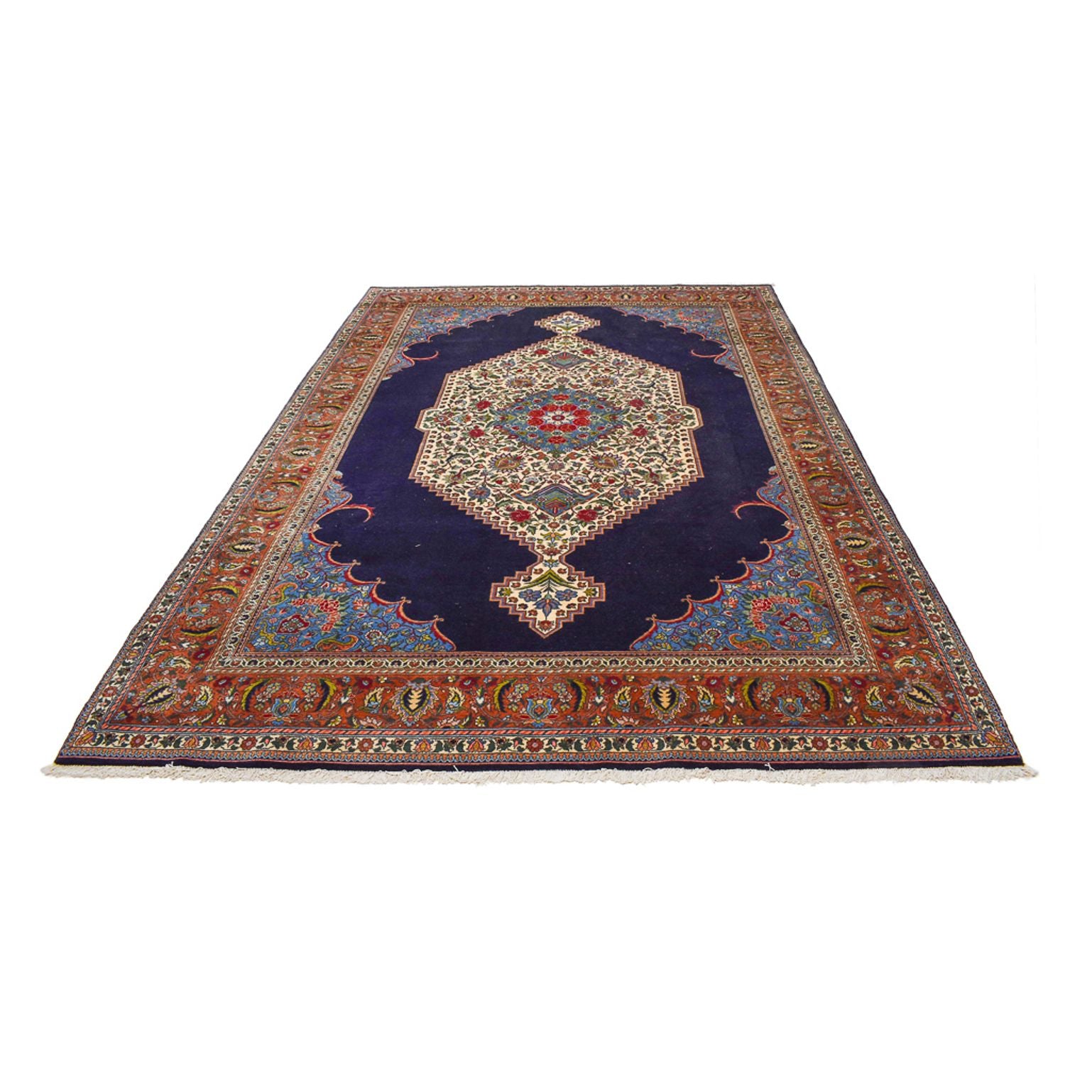 Perserteppich - Nomadic - 285 x 202 cm - dunkelblau