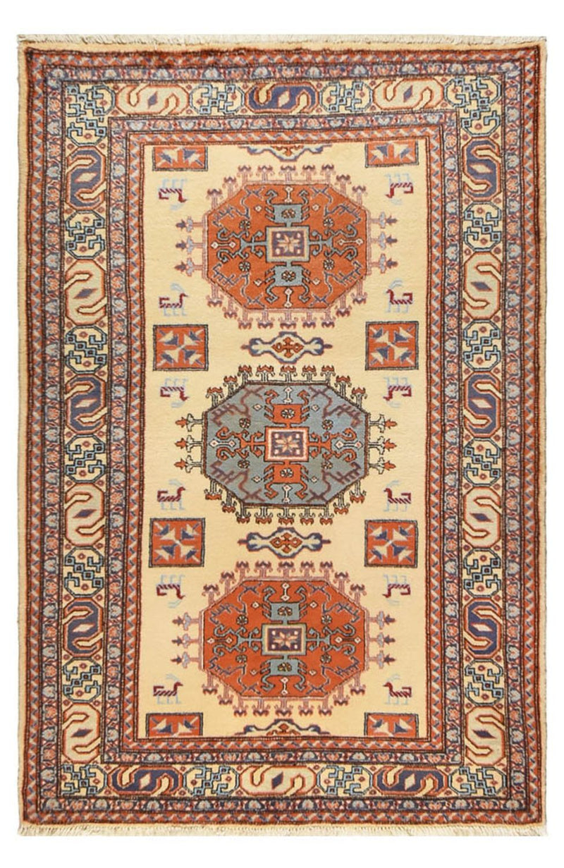 Perserteppich - Nomadic - 202 x 133 cm - mehrfarbig