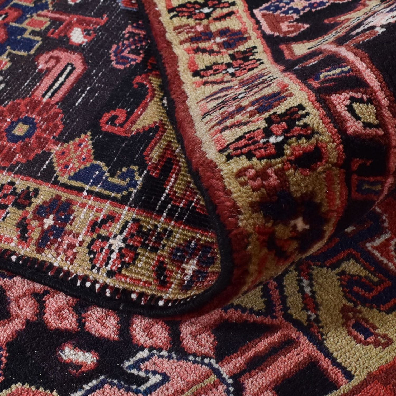 Perserteppich - Nomadic sonderform  - 372 x 302 cm - rot
