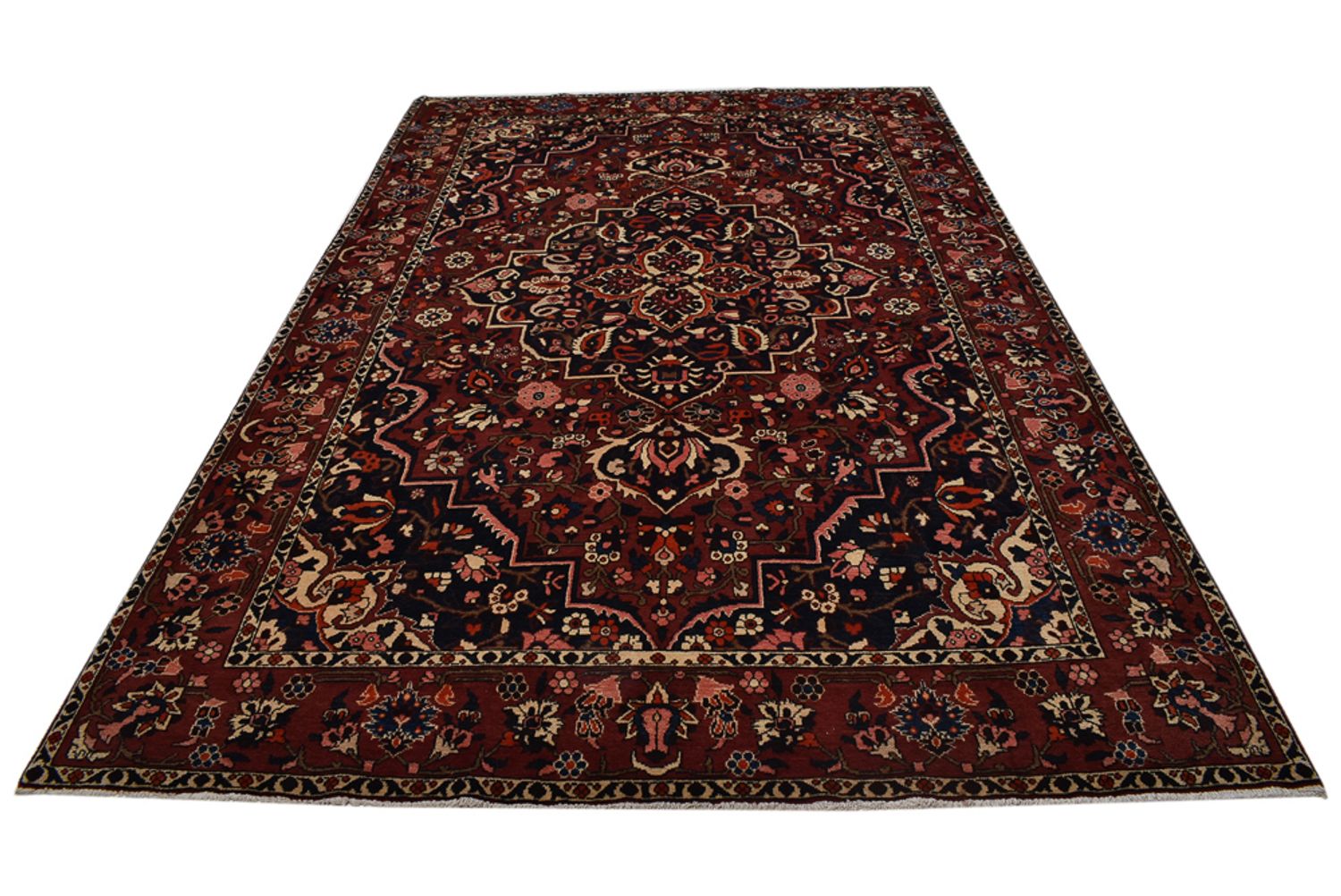 Perserteppich - Nomadic - 320 x 207 cm - weinrot